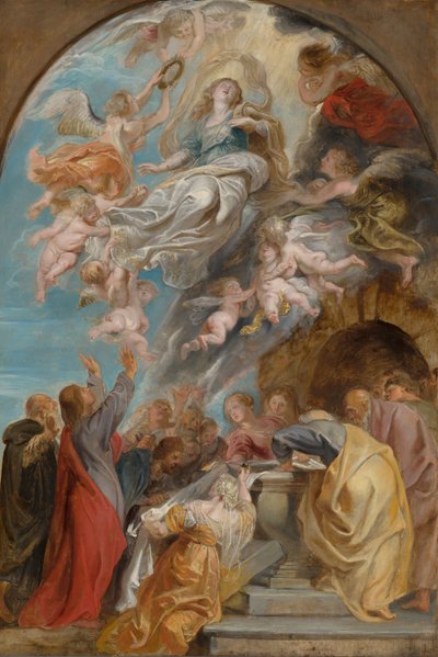 Modello para la Asunción de la Virgen de Peter Paul Rubens